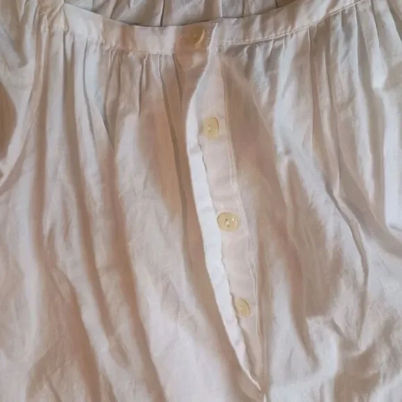 Salter House Embroidered Organic Cotton Nightgown One Size White Lamb Nightdress - Picture 9 of 10